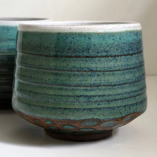 Green Ceramic Tumbler